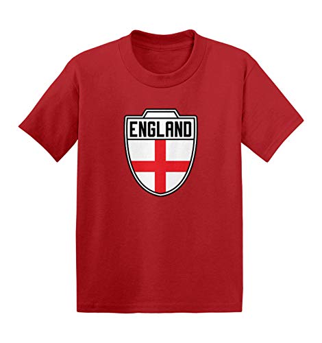 England - Country Soccer Crest Infant/Toddler Cotton Jersey T-Shirt (Red, 3T) #TOP7