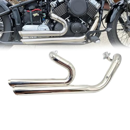 Sistema de escape para Yamaha XVS400 ideal para rutas y viajes largos en Drag Star 1996-2008
