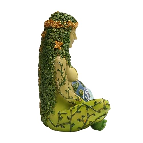 Estatua Madre Tierra Gaia 7 pulgadas Resina miniatura 2