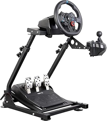 Dishot Racing Wheel Stand (versión actualizada) Pro Shifter Altura Ajustable Simulador de conducción Cabina Compatible con Logitech G25 G27 G29 G920 T300RS T500 T3PA TGT FANATEC Gaming Cockpit | Ya disponible en tu tienda friki favorita! En mundofriki.es! Dishot Racing Wheel Stand (versión actualizada) Pro Shifter Altura Ajustable Simulador de conducción Cabina Compatible con Logitech G25 G27 G29 G920 T300RS T500 T3PA TGT FANATEC Gaming Cockpit | Ya disponible en tu tienda friki favorita! En mundofriki.es!