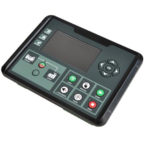 Controlador de generador DC60D y placa MK2 con conexión RS485 para grupos electrógenos