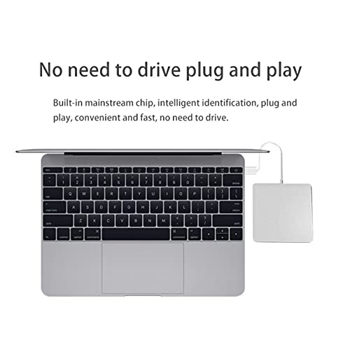 Unidad externa portátil USB CD/DVD tipo C miniatura 7