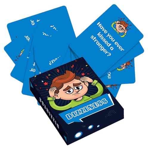 Generisch Tarjetas de conversación, 50 tarjetas para adultos, juego de grupo para conversaciones, juegos de cartas interactivas para viajes en coche, relaciones adultas, tiempo de comida, viajes, hora