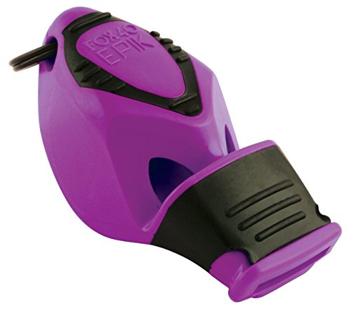 Sifflet Fox 40 Epik violet idéal pour entraînement sportif et sécurité en extérieur avec sangle