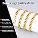 Momlovu Gold Chain for Men Boys, 18K Gold Plated Men's Necklaces Chain Cuban Link Chain for Men 4mm 20 inch