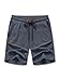 JMIERR Mens Sweat Shorts Summer Fashion Casual Elastic Waist Drawstring Waffle Sports Training Shorts with Pockets 7