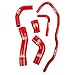 TAZGANTAX Motorcycle Hose Water Pipe Radiator Bend Tube for S1000XR 2021 2022 2023 2024, Reducer Silicone Elbow Tube Car Intercooler Turbo Intake Watertank Pipe (Red)