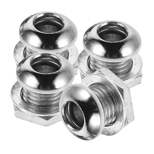 Toddmomy 4Pcs Snare Drum Vent Screws Durable Drum Air Vent Parts for Enhanced Sound Clarity and Quality Compatible with Various Percussion Instruments Replacement