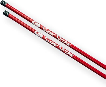 SuperStroke Golf Alignment Sticks 45 Fiberglass Rods, Full Swing Training Aid Kit, Help's with Posture Correction and Shot Accuracy (Set of 2)