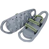 AQUARM Unisex Adult Ultralight Adjustable EVA Foam Snowshoes Bundle for Men, Women and Youth