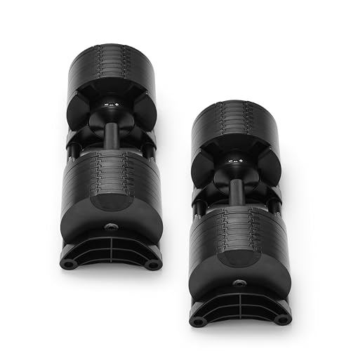 NÜOBELL Adjustable Dumbbell (5–80 lb, Pair, Twist-Lock) — view 7