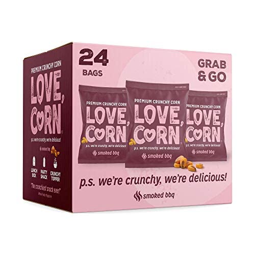 Buy LOVE CORN Smoked BBQ Delicious Crunchy Corn Snack 20g x 24 bags