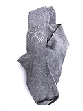 pampolina strumpfhose Pampolina Mädchen Strumpfhose, grau mit Glitzerschleife 6494130 (122/128)