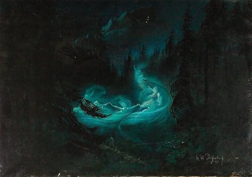 Karl Wilhelm Diefenbach Tableaux Sur Toile - Finition Premium pour une Décoration Murale Chic