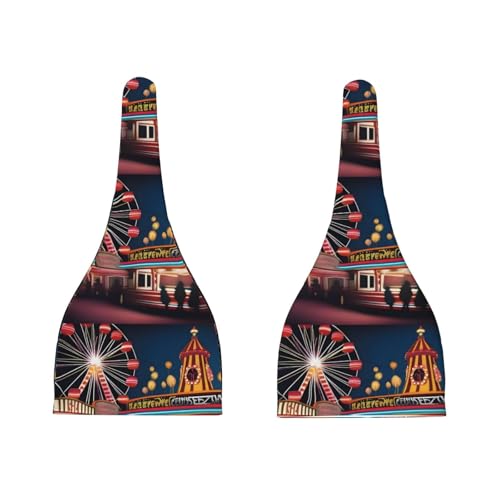 Baby Beanie CursedCarnival Knotted Hat - Soft, Warm, Comfortable, Headwear for Newborns, 0-6 Months Black3