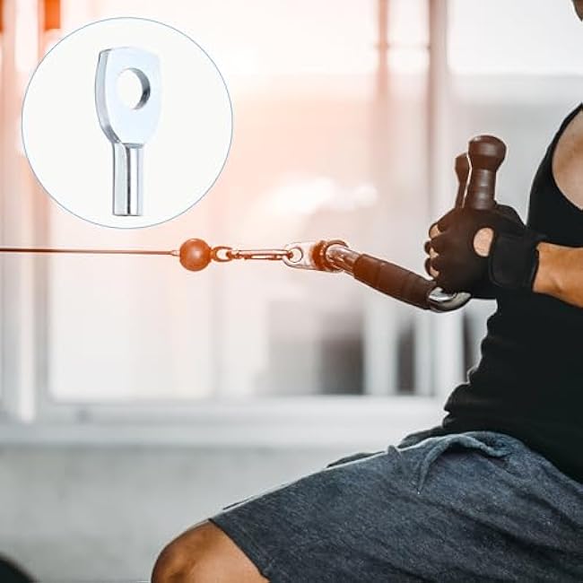 PATIKIL Cable Ball Stopper, Gym Machine Accessories for Cable Fitness Equipment Wire Rope Port Joint Replacement Parts