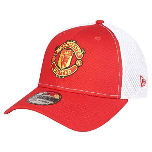 New Era 39Thirty Stretch Mesh Cap – Manchester United, svart, L/XL