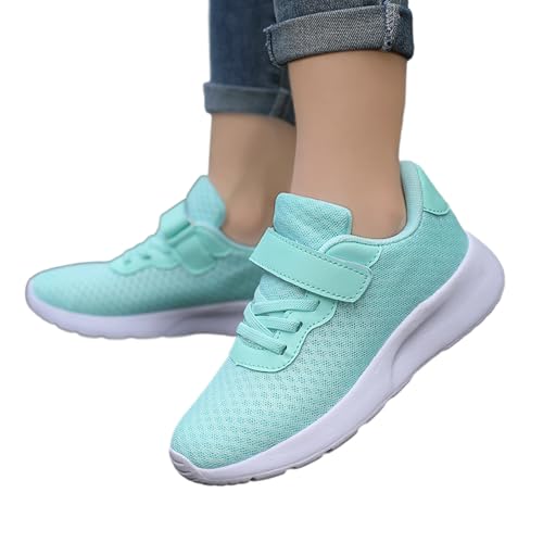Kids Sneakers Breathable Mesh Sports Shoes with Flat Thick Bottom Lightweight Non Slip Lace up Design for Everyday3