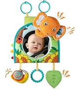 Lynncare Car Seat Toy, Baby Car Mirror Toy for Rear Facing, Travel Baby Activity Center with Hang...