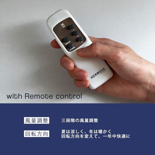 HERMOSA CF-005WALL バスク ウッド シーリングファン ウォールナット ブラックライン の商品画像 3