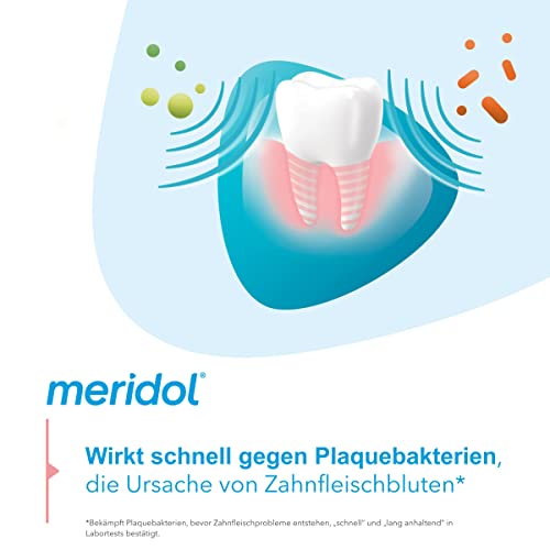 meridol Mundspülung Zahnfleischschutz, Antibakteriell, 400 ml