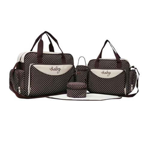 Sac à main maman BESPORTBLE grand fourre-tout Coffee multi-poches pour promenades et voyages