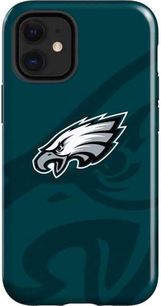 Skinit Impact Phone Case Compatible with iPhone 12 Mini - Officially Licensed NFL Philadelphia Eagles Retro Logo Design