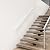 Muzata 10ft Staircase handrail Brushed Stainless Steel Safety Wall Mounted for Indoor Outdoor Stair Hand Railing Rectangular 1"x2" Pipe on Stairs Balusters HK28 SL4,HR0 HR5