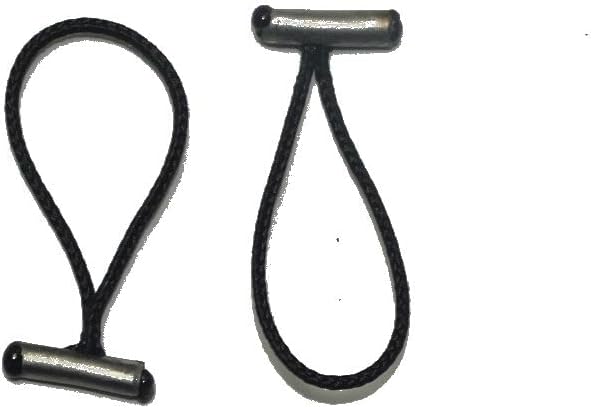 Falconry Bell or Telemetry removable elastic Toggles bewits a pair 22mm