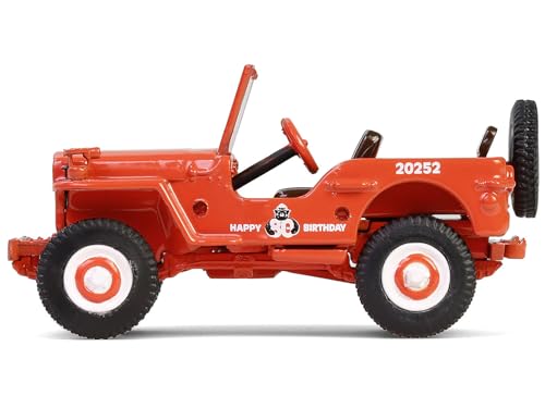 1944 MB Red Smokey Bear escala 1:64 modelo coleccionable miniatura 2