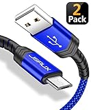 [Garantie]: Wie bieten diese 6,6ft aus Nylon geflochtene Micro-USB-Kabel mit 18-Monats-Garantie und 24/7 Dienstleistungen. Wenn Sie Fragen haben, werden wir Ihr Problem innerhalb von 24 Stunden antworten.