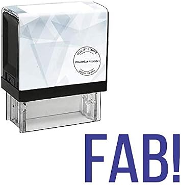StampExpression - FAB! Self Inking Rubber Stamp - Blue Ink A-80028