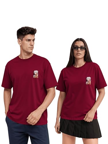 Image of Couple T-Shirts Cotton | Oversized Tshirt for Men Women Love (Set of 2 | Regular Fit | OSHS CT2)