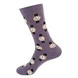 UJSQNDG Calcetín Navidad Chimenea Baratos Calcetines divertidos para mujer, novedad, coloridos, divertidos, divertidos, informales, para y novia Medias Recuperadoras