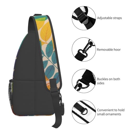 Bolso cruzado multicolor para hombro y viaje miniatura 5