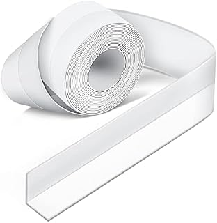 BLAZOR Bath Sealant Strip, Bathroom Sealant Tape, Caulk Strip, Self Adhesive Tape, Waterproof Sealing Tape, for Bathroom, Kitchen, Tub, and Wall Corner Edge (1PCS)