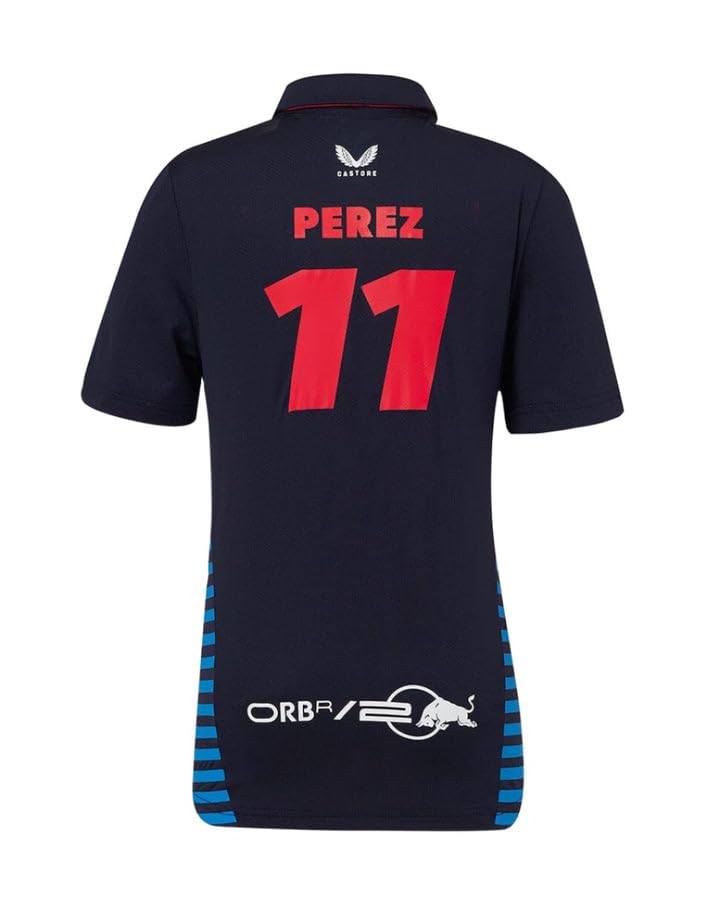 Red Bull Racing F1 Kid's 2024 Sergio Checo Perez Team Polo Shirt