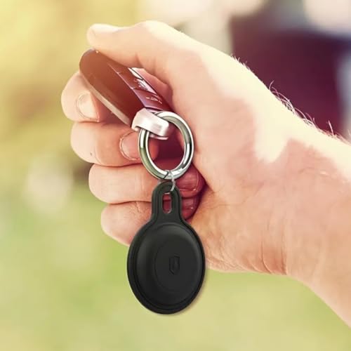 KIT com 2 Capa Chaveiro Case Suporte Airtag Pet Capinha Compatível Com Apple AirTag, Capa Protetora