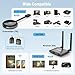 TIMBOOTECH 4K Wireless HDMI Transmitter and Receiver, Plug & Play, Wireless Multiple TX, VGA & HDMI Dual Screens Casting 5.8G Video for Laptop, Cable Box, DSLR, Phone to Monitor, Projector, TV - 165FT
