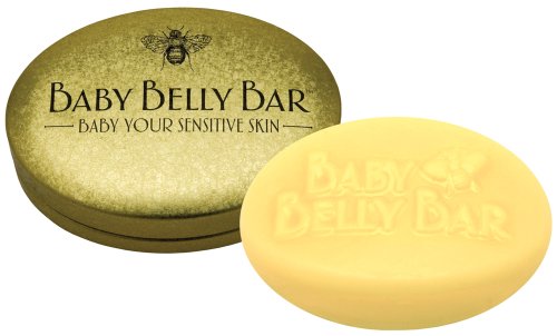 Baby Belly Bar Honey House lotion de voyage solide en boîte or