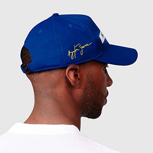 Ayrton Senna - Mercadoria oficial da Fórmula 1 - Boné Nacional - Unissex - Azul - Tamanho: Tamanho ú