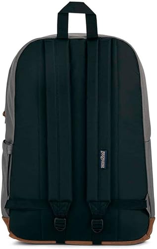 Vista 46 de JanSport Right Pack - Mochila para viajes, trabajo o portátil con parte inferior de piel de gamuza y bolsillo para botella de agua, color rosa Rosa