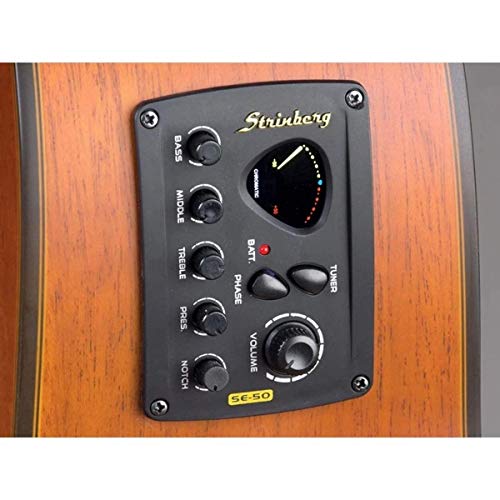 Violão Elétrico Mini Jumbo Strinberg Sa200c Mgs Mogno Fosco
