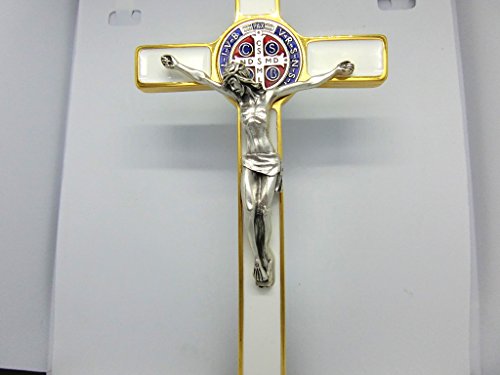 Cruz de San Benito Oro 20 cm Madera Esmaltada Cruz de San Benito Oro 20 cm Madera Esmaltada