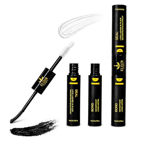ELIXIR LUX Lash Bond and Seal, 0.17 fl oz + 0.17 fl oz