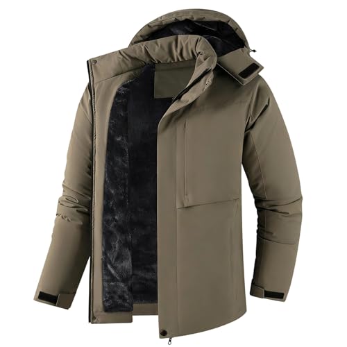 Generisch Chaqueta de esquí para mujer resistente al agua: chaqueta de snowboard con forro, chaqueta de invierno para exteriores, parka gruesa de invierno, traje de nieve, chaqueta de softshell cálido