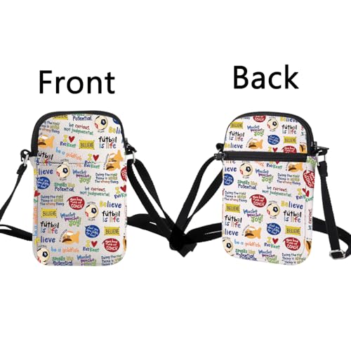 TOBGBE Ted Coach Gifts Drama Sport TV Show Merchandise Canvas Crossbody Bag Funny Goldfish Believe Gift for Women3