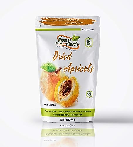 Anna And Sarah Dried Turkish Apricots In Resealable Bag, 5Lbs (1 Pack) #TOP5