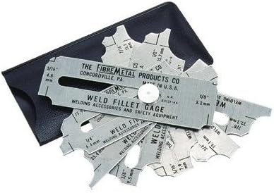 Weld Fillet Gages - weld fillet gage set 1/8"-1"