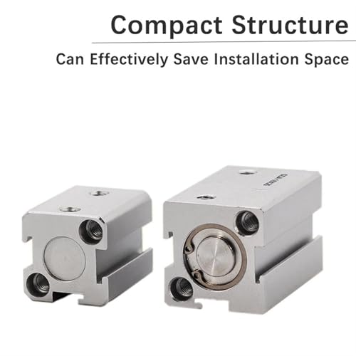 Vérin pneumatique compact SDA16 double action alésage 20mm course 50mm